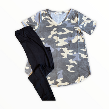 Light Camo Top