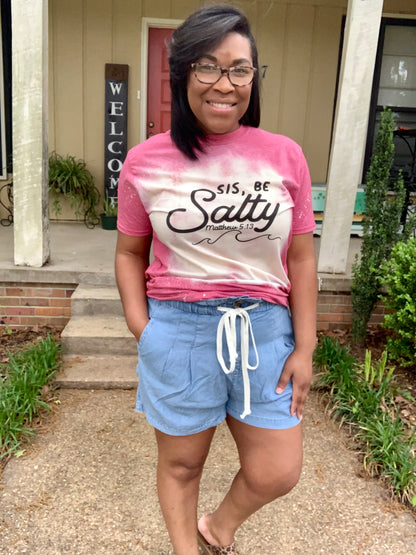 Chambray Shorts
