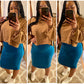 Teal Pencil Skirt