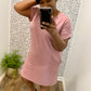 Rose V-Neck Dress