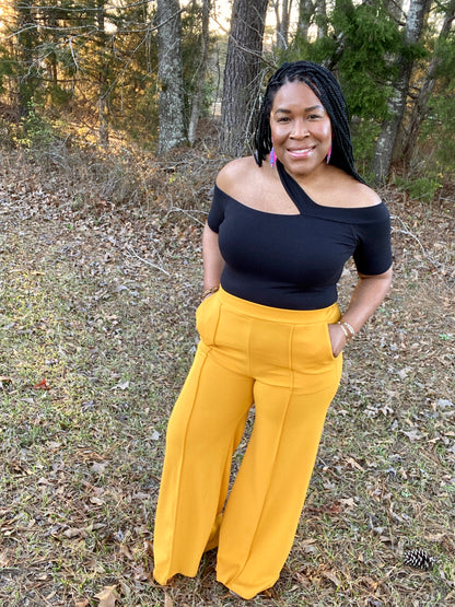 Black Off Shoulder Top