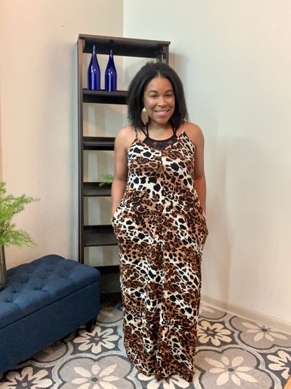 Leopard Cami Maxi