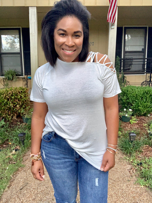 Ivory Knit Top