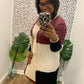 Color Block Cardi