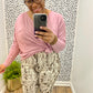 Brown Microfiber Snakeskin Leggings