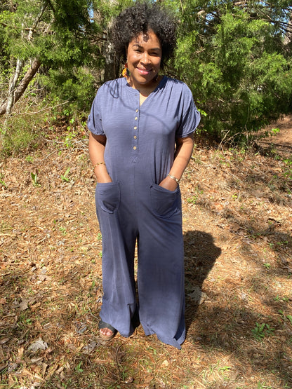 Midnight Knit Jumpsuit