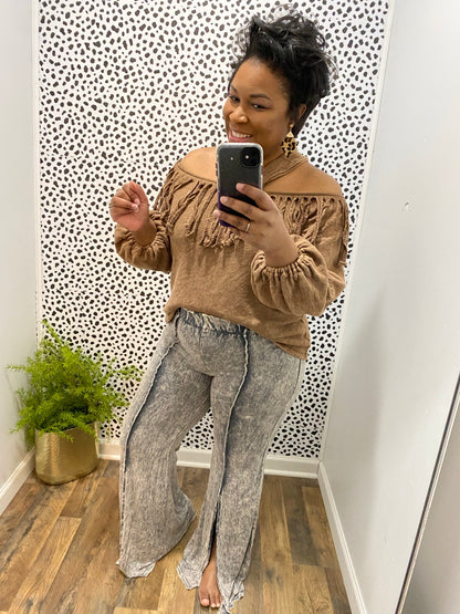 Acid Wash Bell Bottoms