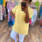 Soft Yellow Tunic Top