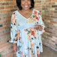 Ivory Floral Dress