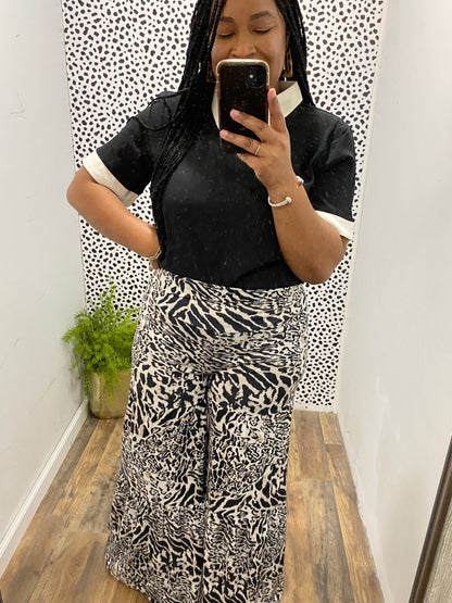 Color Contrast Blouse