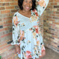 Ivory Floral Dress