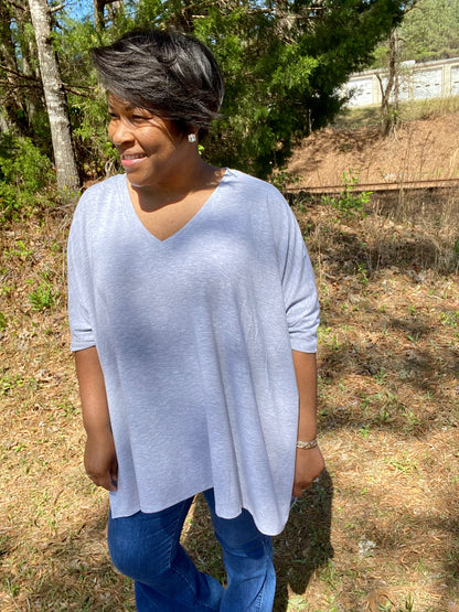 Gray Poncho