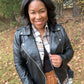 Leather Belted Jacket