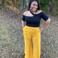 Mustard Palazzo Pants