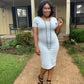Ash Blue Midi