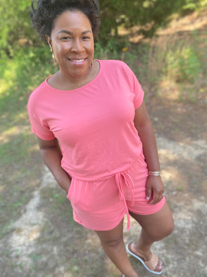 Coral Romper