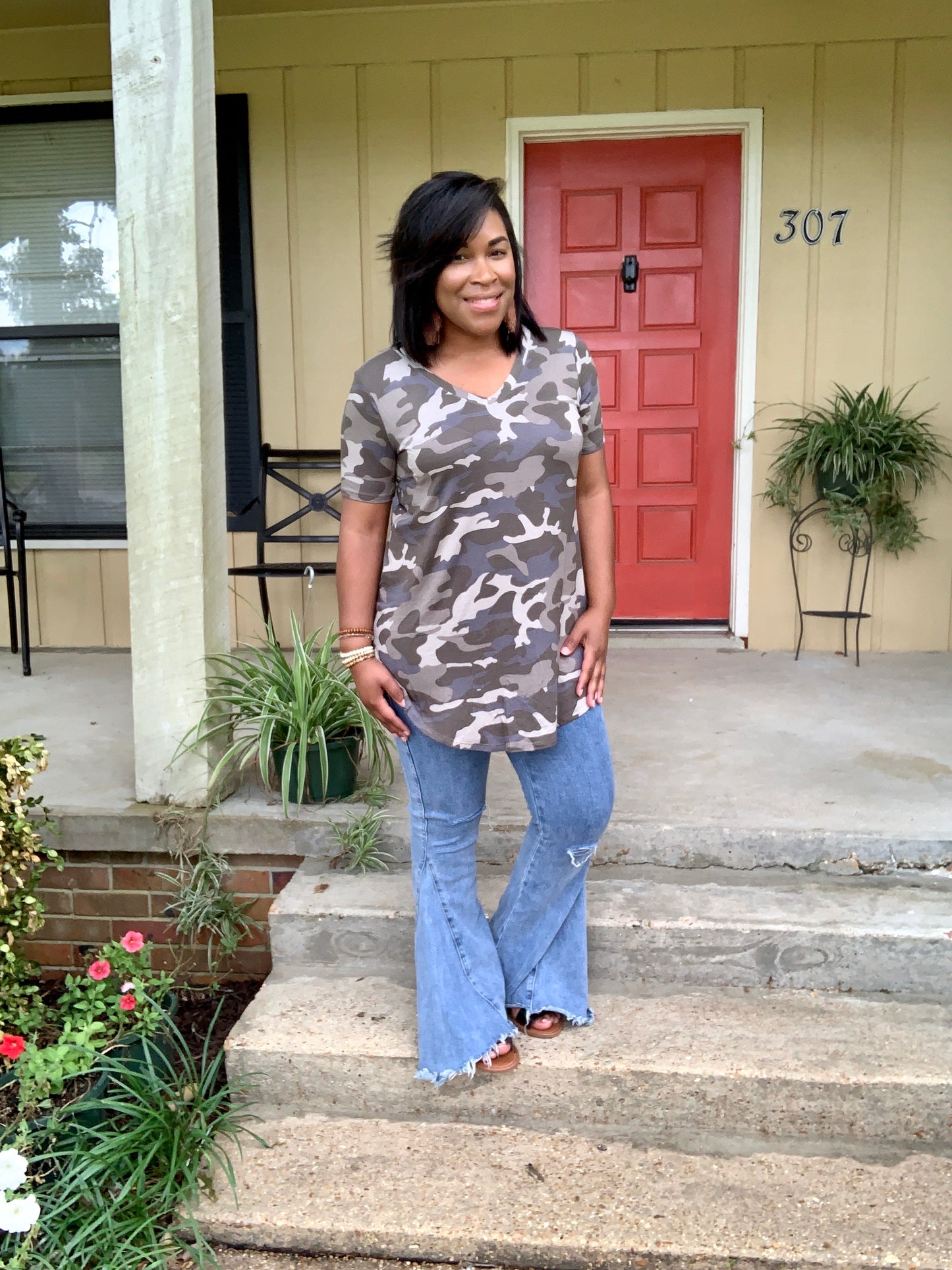 Dusty Camo Top