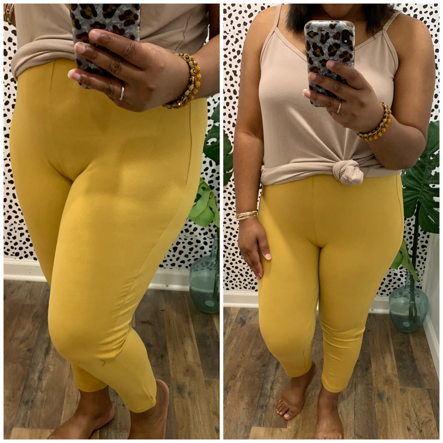 Capri Leggings (Lt. Mustard)