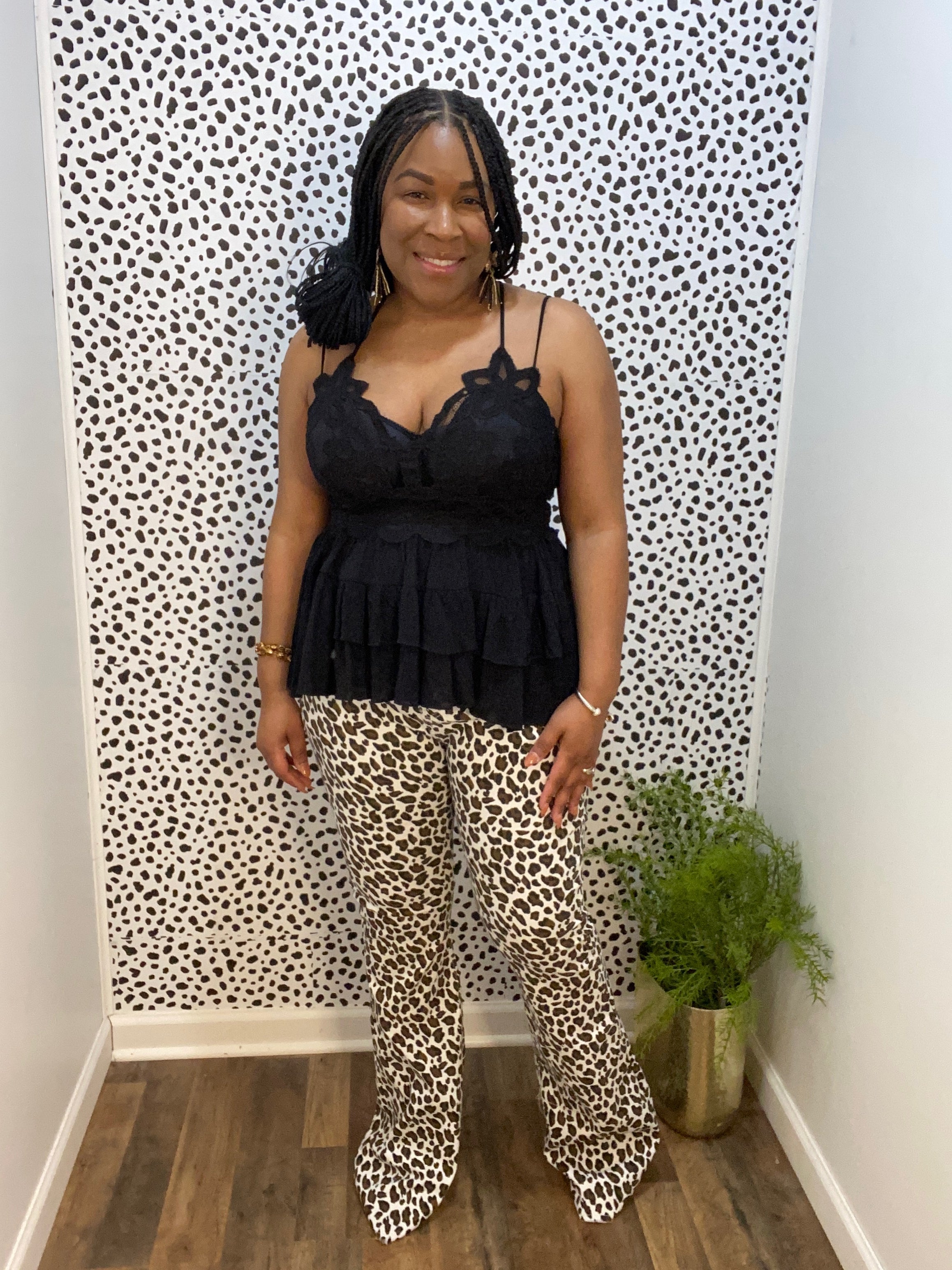Crochet Lace Peplum Cami Shop Southern Spice