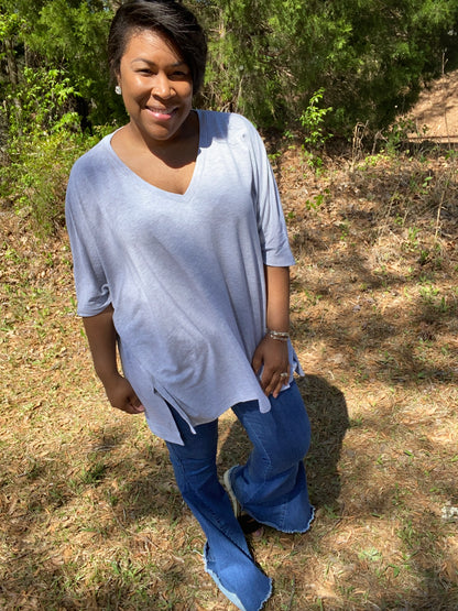 Gray Poncho
