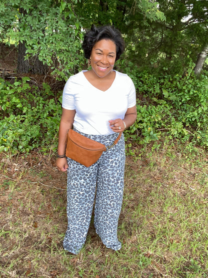 Reverse Wide Leg Pants (Misses)