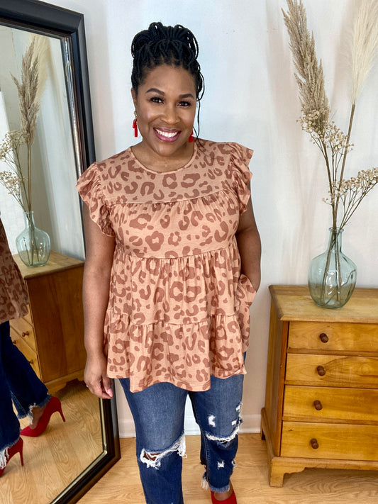 Ruffle Tiered Top