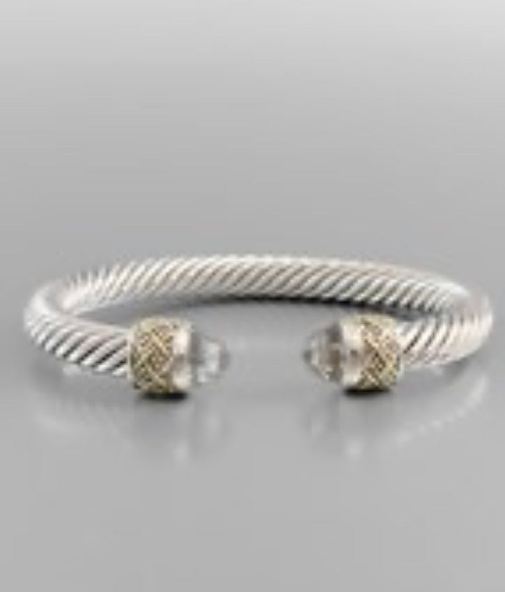 Clear Two Tone Cuff