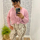 Brown Microfiber Snakeskin Leggings