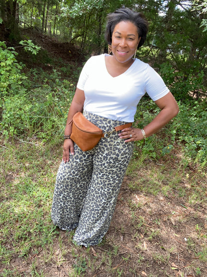 Reverse Wide Leg Pants (Misses)