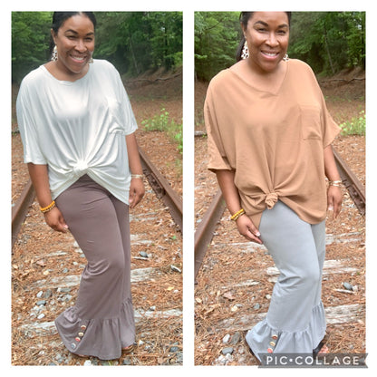 Ruffle Bottom Pant