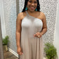 One Shoulder Jumpsuit (Silver)