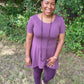 Eggplant Tunic Top
