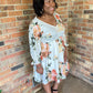 Ivory Floral Dress