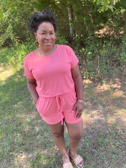Coral Romper