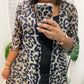 Sheer Leopard Kimono