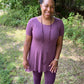 Eggplant Tunic Top