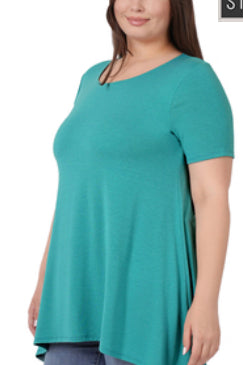 Teal Tunic Top