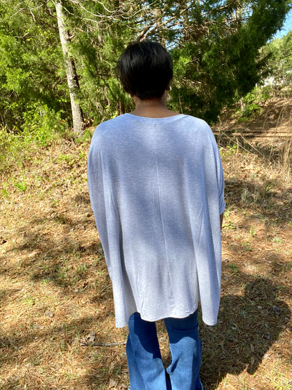 Gray Poncho