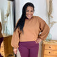Balloon Sleeve Sweatshirt