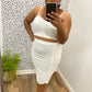 White Skirt Set