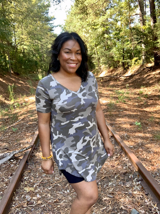 Dusty Camo Top