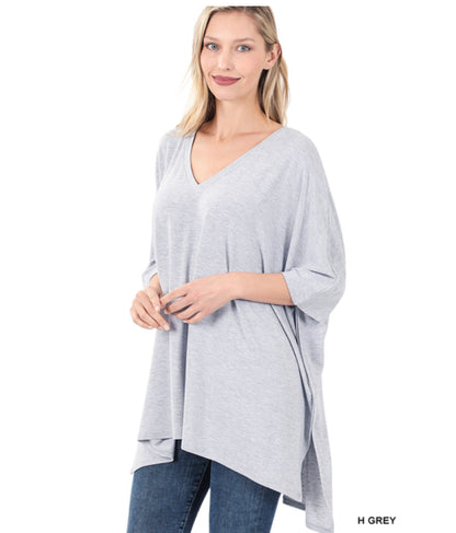 Gray Poncho