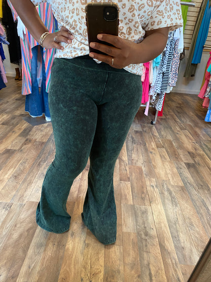 Army Green Mineral Wash Flares