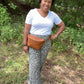 Reverse Wide Leg Pants (Misses)