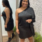 Black One Shoulder