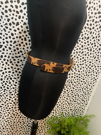Brown Printed Belt