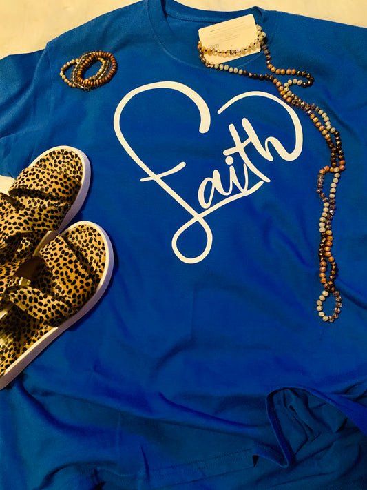 Faith Royal Blue Tee