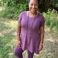Eggplant Tunic Top