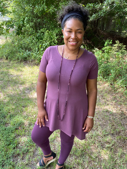 Eggplant Tunic Top