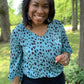 Dalmation Crepe Top